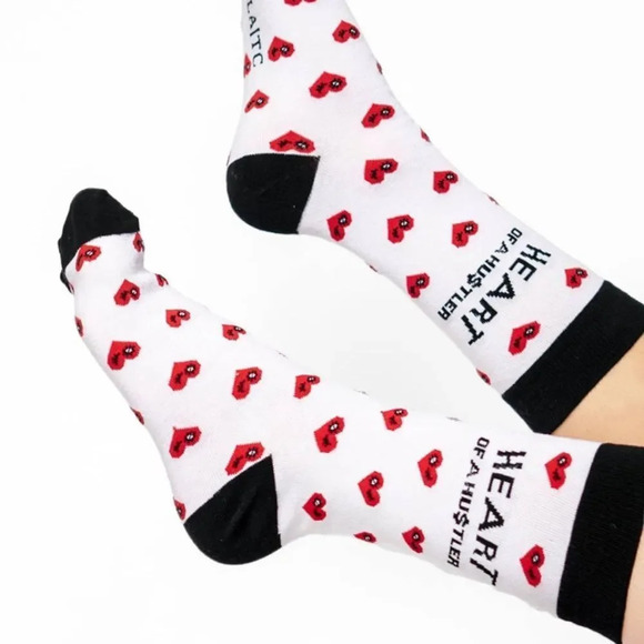 HOST PICK! NWT heart of a hustler socks OSFM - Picture 2 of 3